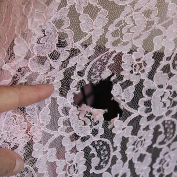 Vintage 1960s Vintage Dress and Jacket, Lilli Diamond Pink Lace Designer Frock - Picture 3 of 10